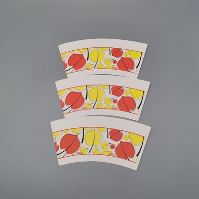 Waterproof and Oil-proof Disposable Paper Cup Fan for Hot or Cold Beverages
