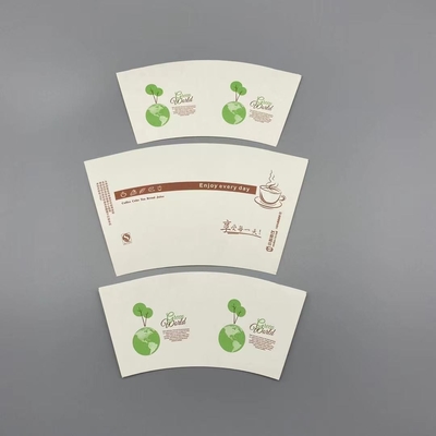 Good Toughness PE Paper Cup Fan Water Take Away Food Boxes Printed