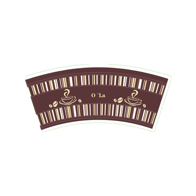 Good Compression Storaenso Paper Cup Fan 26oz High Bulk Single PE For Tea