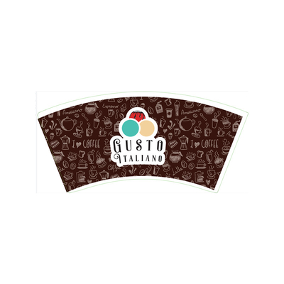 Good Compression Storaenso Paper Cup Fan 26oz High Bulk Single PE For Tea