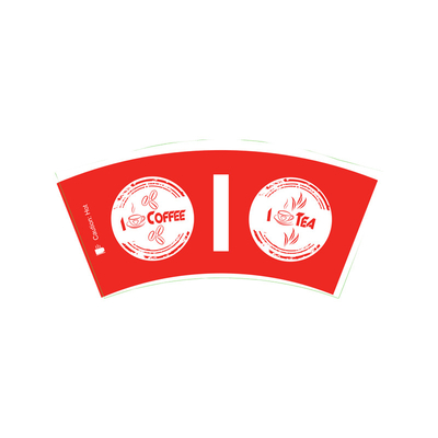 Custom Logo Paper Cup Fan Five Star High Bulk Single PE Printed Coated