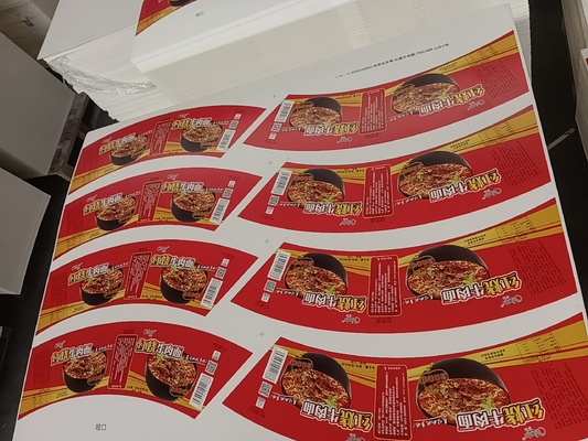 Eco friendly Food Grade Paper Cup Sheet with Film Lamination Printing