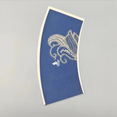 Food Grade Double Side PE Coated Paper Cup Fan For Hot Cups Good Compression