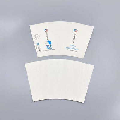 Single PE 7oz Paper Cup Fan 190gsm