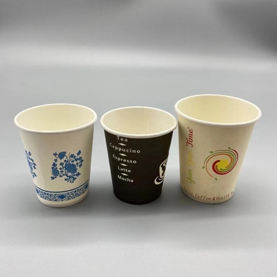 SGS 8 Oz Paper Ice Cream Cups Single PE Coated Paper Cups