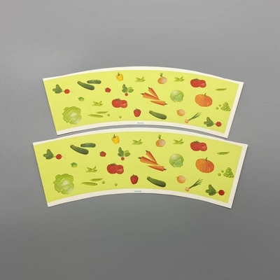 Storaenso Single PE Coated Paper Cup Fan Die Cut Food Grade