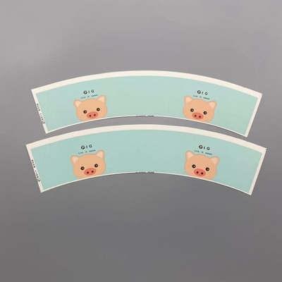 Storaenso Single PE Coated Paper Cup Fan Die Cut Food Grade