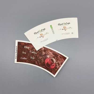 160gsm 167gsm Paper Cup Fan 100% Wood Pulp Raw Material PE Lined