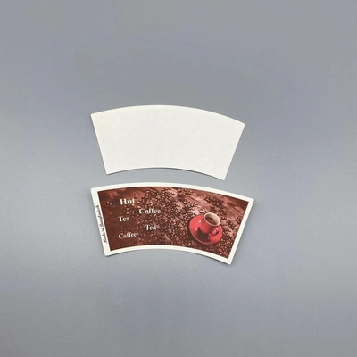 160gsm 167gsm Paper Cup Fan 100% Wood Pulp Raw Material PE Lined