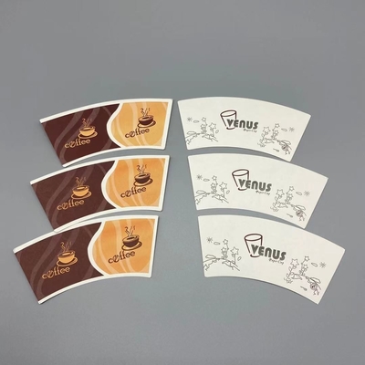160gsm 167gsm Paper Cup Fan 100% Wood Pulp Raw Material PE Lined