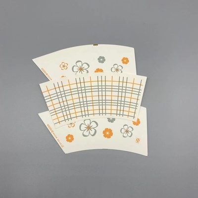 Customized 22OZ Paper Cup Fan Single PE 0.45mm-4mm Thickness