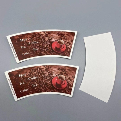 Customized 22OZ Paper Cup Fan Single PE 0.45mm-4mm Thickness