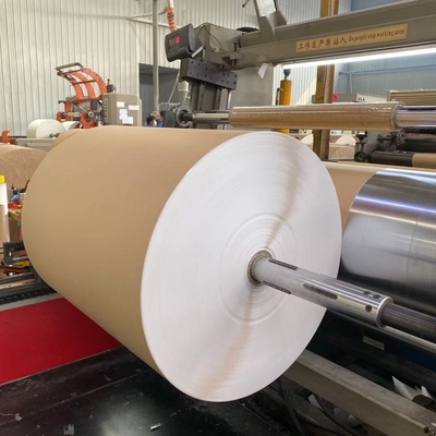 Ecofriendly PE Coated Kraft Paper 100% Virgin Wood Pulp In Roll Raw Material