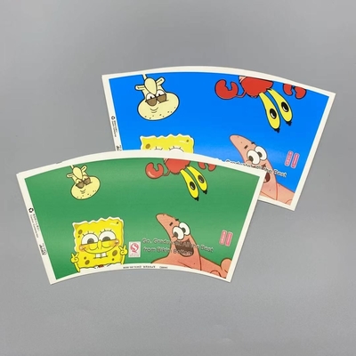 PE Coated 3oz To 26oz Raw Material Paper Cup Fan 190gsm 230gsm Food Grade