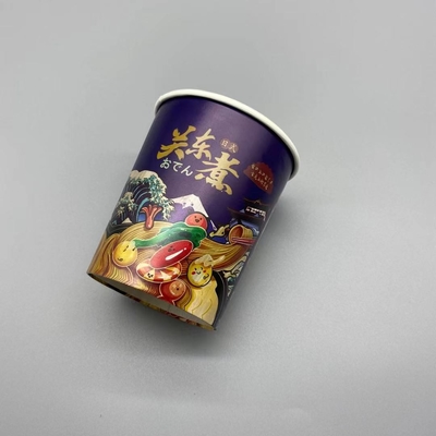 Film Lamination PE 16 Oz Disposable Bowls For Hot Soup Food
