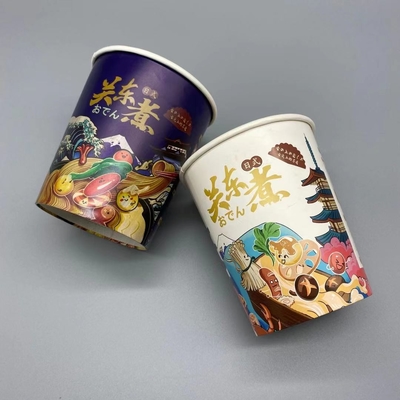 Film Lamination PE 16 Oz Disposable Bowls For Hot Soup Food