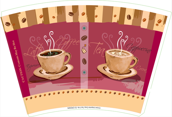 Recyclable Paper Tea Cup Raw Material 4oz PE Coated Paper Cup Sheet