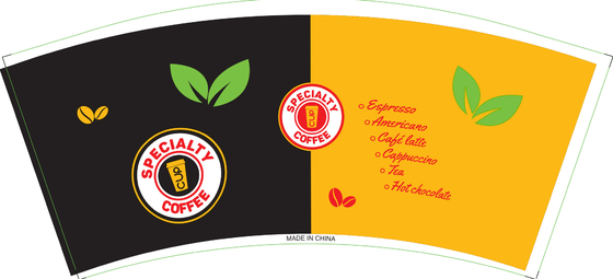 Flexo Printing 3oz 170gsm Paper Cup Fan Waterproof Greaseproof
