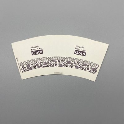 3.5Oz Ice Cream Paper Cup Fan Double Wall 170gsm Paper Cup Sheet
