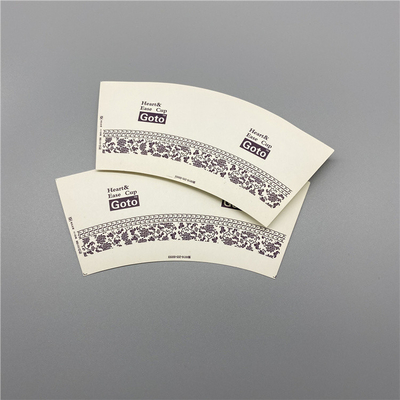 3.5Oz Ice Cream Paper Cup Fan Double Wall 170gsm Paper Cup Sheet