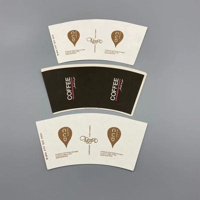 100% Wood Pulp Flexo PrintingPE Coated  Paper Cup Fan  210gsm Biodegradable