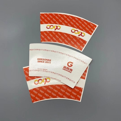 Waterproof Matt PE Coated Paper Cup Fan 260gsm Paper Tea Cup Raw Material