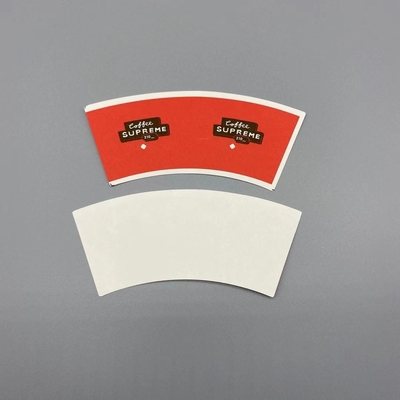Oil Proof 3oz-28oz Single Wall Paper Cup Fan 18gsm PE Paper Cup Roll