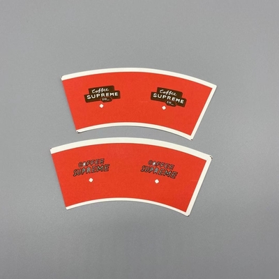 Oil Proof 3oz-28oz Single Wall Paper Cup Fan 18gsm PE Paper Cup Roll