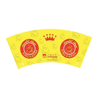 C1S C2S Virgin Raw Material Paper Cup Fan 0.45mm-4mm Thickness