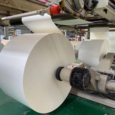 Production supply 85-120gsm brown white  PE Coated Paper Roll With Folding Resistance