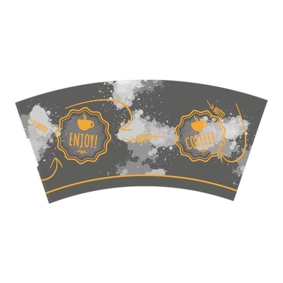 Double Side PE Coated Paper Cup Fan For Food Container Raw Material