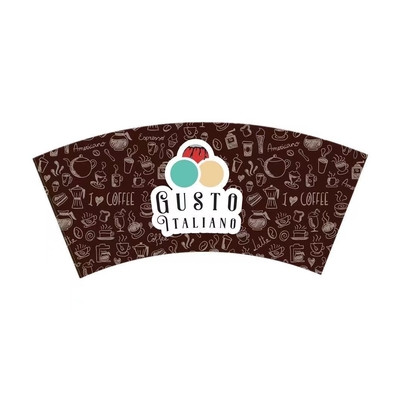 Double Side PE Coated Paper Cup Fan For Food Container Raw Material