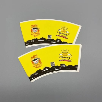 150gsm Waterproof Food Grade Paper Cup Fan Chemical Mechanical Pulp Type