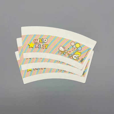 150gsm Waterproof Food Grade Paper Cup Fan Chemical Mechanical Pulp Type