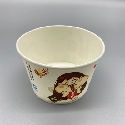 Flexo Printing PE Coated Paper Cup Fan Making Food Grade  Tea Cups 0-6 Colors