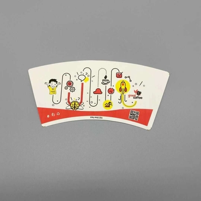 Recycled 160g 170g Ice Cream Packaging Paper Cup Fan Film Lamination