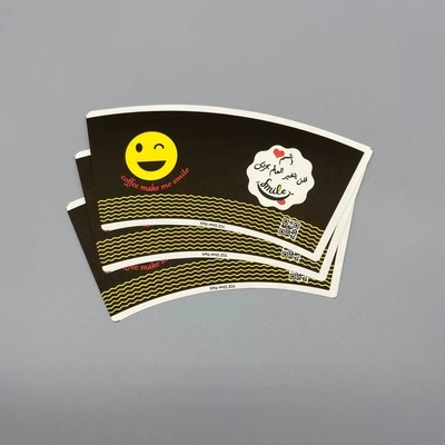 Water Based Ink 15g PE Paper Cup Fans Flexo Print 100% Virgin Paper