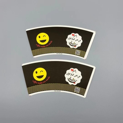 Water Based Ink 15g PE Paper Cup Fans Flexo Print 100% Virgin Paper