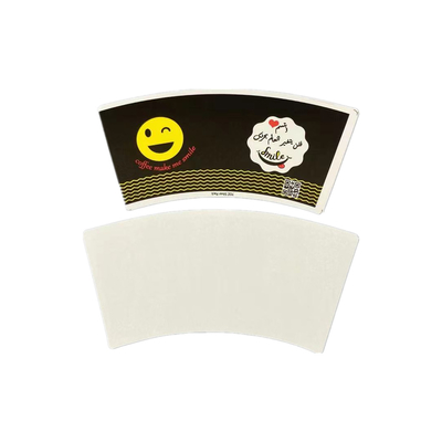 Water Based Ink 15g PE Paper Cup Fans Flexo Print 100% Virgin Paper