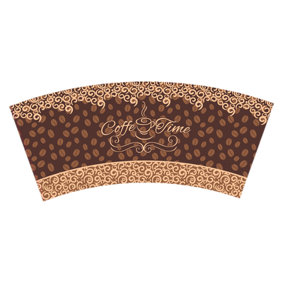 Printing Waterproof PE Coated Paper Cup Fan For Making Disposable Paper Cup