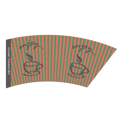 Single Walled Cup Stock Paper 300gsm Compostable Paper Cup Fan