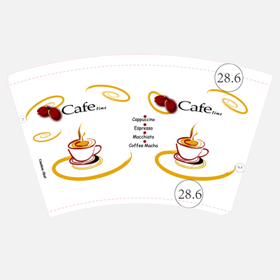 Single PE Disposable Cup Stock Paper PE Coated Paper In Sheet