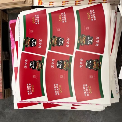 Flexo Printed Paper Cup Fan Grade B Double Side Coating