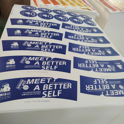 Single PE Coated Paper Cup Fan 340gsm Printed Disposable Recycle