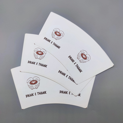 Virgin Chemical Pulp Paper Cup Fan All Season Custom Logo Cup Fan 160-320Gsm 0.45mm-4mm