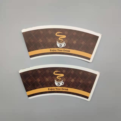 Waterproof and Oil-proof Disposable Paper Cup Fan for Hot or Cold Beverages