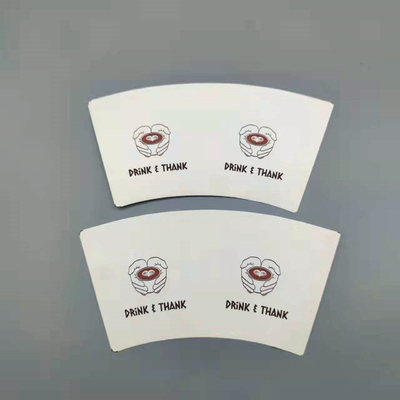 Waterproof and Oil-proof Disposable Paper Cup Fan for Hot or Cold Beverages