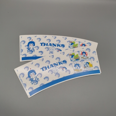 6OZ PE Coated Paper Cup Fan Disposable Cup Non-fluorscence Oilproof