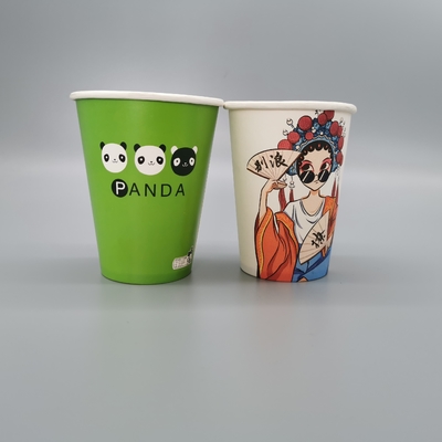 Eco Friendly Recyclable Paper Cups Food Grade Hot Coffee Anti Crimp