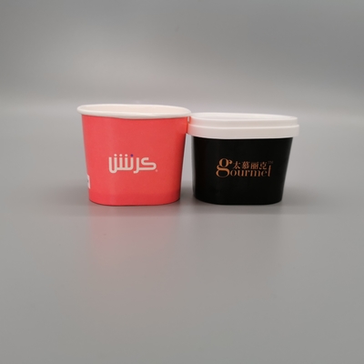 Eco Friendly Biodegradable Disposable Kraft Salad Paper Bowl With Paper Lid
